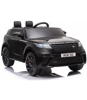 Coche a batería Land Rover Velar 12v, Ruedas de goma y Mando parental, Color negro pintado - LE7760